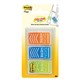 FLAGS POST IT PRINTED 682SHOBL SIGN HERE ORANGE BLUE  LIME 20 FLAGS PER COLOUR