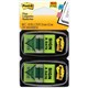 FLAGS POST IT PRINTED 680SD2 TWIN PACKS SIGN  DATE PK100