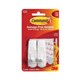 ADHESIVE MOUNT 3M COMMAND 17001 MEDIUM HOOK PK2