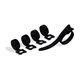 CABLE TIE DURABLE CAVOLINE 503601 SELF GRIP 10X200MM BLACK PK10