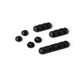 CABLE CLIP DURABLE CAVOLINE 504137 SELF ADHESIVE SET OF 7 MIXED CLIPS GRAPHITE