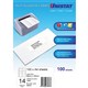 LABEL UNISTAT LASERINKJETCOPIER 38937 98X38MM WHITE 14SHEET