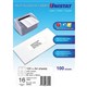 LABEL UNISTAT LASERINKJETCOPIER 38942 99X34MM WHITE WITH MARGIN 16SHEET