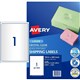 LABEL AVERY LASER L7567 MAILING SHIPPING 1996X2891MM CLEAR 1SHEET