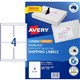 LABEL AVERY LASER L7169 MAILING PARCEL 991X139MM WHITE 4SHEET