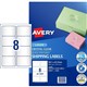 LABEL AVERY CLEAR LASER L7565 SHIPPING 991X677MM 8SHEET