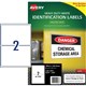LABEL AVERY LASER L7068 HEAVY DUTY SHIPPING 1996X1435MM WHITE 2SHEET