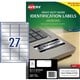 LABEL AVERY LASER L6011 HEAVY DUTY 635X296MM SILVER 27SHEET