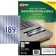 LABEL AVERY LASER L6008 HEAVY DUTY 254X100MM SILVER 189SHEET