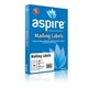 LABEL ASPIRE LASERINKJET ADDRESS 991 X 340MM 16SHEET