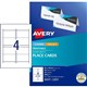 AVERY PLACECARDS C32073 85X50MM 4SHEET