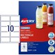 LABEL AVERY LASER L7148 RECTANGLE DURABLE 960X510MM 10SHEET WHITE