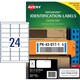 LABEL AVERY LASER L6141 TRIPLEBOND INDUSTRIAL 635X339MM WHITE 24SHEET