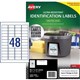LABEL AVERY LASER L7911 ULTRARESISTANT 457X212MM WHITE 48SHEET