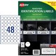 LABEL AVERY LASER L4716REV ROUND REMOVABLE 30DIA MM CIRCLE WHITE 48SHEET