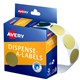 LABEL AVERY DISPENSER PACK CIRCLE 24MM GOLD PK250