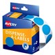 LABEL AVERY DISPENSER PACK CIRCLE 24MM LIGHT BLUE