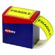 LABEL AVERY DISPENSER PACK 996X750MM FRAGILE RECTANGLE FLUORO YELLOW PK750
