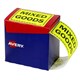 LABEL AVERY DISPENSER PACK 996X750MM MIXED GOODS RECTANGLE FLUORO YELLOW PK750