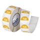 LABEL AVERY FOOD ROTATION DISPENSER PACK TUESDAY 24MM CIRCLE YELLOW