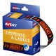 LABEL AVERY DISPENSER PACK URGENT 19X64MM DMR1964UR