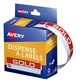 LABEL AVERY DISPENSER PACK SOLD TO 19X64MM DMR1964SO