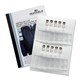NAME BADGE KIT DURABLE 869819 ACRYLIC 90X54MM PIN  INSERTS PK10