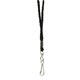 ID PRODUCT REXEL LANYARD CORD WITH SWIVEL CLIP 510MM BLACK PK10