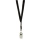 ID PRODUCT REXEL LANYARD FLAT WITH BREAKAWAY SAFETY CLIP 510MM BLACK PK10