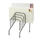 ORGANISER STEP FILE MARBIG SMALL 6 COMPARTMENT BLACK