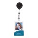 ID PRODUCT REXEL RETRACTABLE CARD HOLDERS 940MM BLACK WITH LOCK PK6