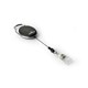 ID PRODUCT DURABLE 832401 RETRACTABLE CARD HOLDERS OVAL BLACK BX10