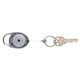 ID PRODUCT REXEL KEY HOLDER SNAP LOCK TRANSLUCENT CHARCOAL