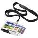 ID PRODUCT DURABLE CARD HOLDER PUSHBOX TRIO WITH LANYARD 892501