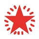 STAMP MERIT SHINY 9SHS0012 TWINKLE STAR RED