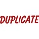 STAMP PRE INKED SHINY SEN1072 DUPLICATE RED