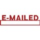STAMP PRE INKED SHINY SEN9262 EMAILED WDATE RED