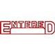 STAMP PRE INKED SHINY SEN2082 ENTERED OUTLINE WDATE RED
