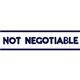STAMP PRE INKED SHINY 9SEN154A3 NOT NEGOTIABLE BLUE