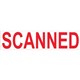 STAMP PRE INKED SHINY SEN2242 SCANNED RED