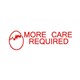STAMP TEACHER SHINY SEN9332 MORE CARE REQUIRED RED