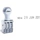 STAMP SHINY SD4 LINE DATER 4MM