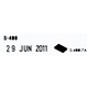 SELF INKING DATER SHINY S400 DATE ONLY BLACK