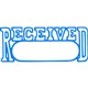 STAMP XSTAMPER 1203 RECEIVEDDATE BLUE