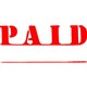 STAMP XSTAMPER 1221 PAID RED