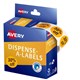 LABEL AVERY DISPENSER PACK REMOVEABLE 30 OFF DMC24FO 24MMDIA BX500