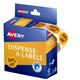 LABEL AVERY DISPENSER PACK REMOVEABLE 50 OFF DMC24FO 24MMDIA BX500