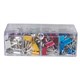FOLDBACK CLIP CELCO 0362480 19MM ASSORTED METALLIC COLOURS BX96