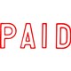 STAMP XSTAMPER 1005 PAID RED