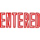 STAMP XSTAMPER 1021 ENTERED RED